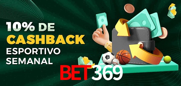 10% de bônus de cashback na bet369